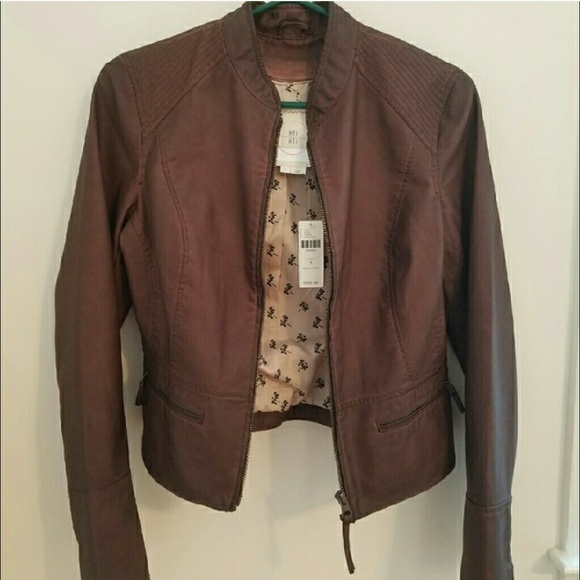 Anthropologie Jackets & Blazers - NWOT Dara vegan leather jacket Anthropologie